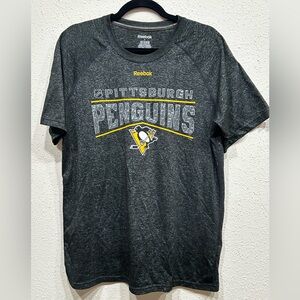 Reebok Pittsburgh Penguins Charcoal Tee